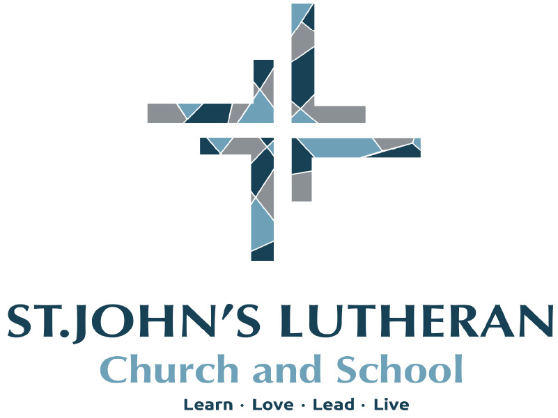 nya st. john's lutheran church and school logo