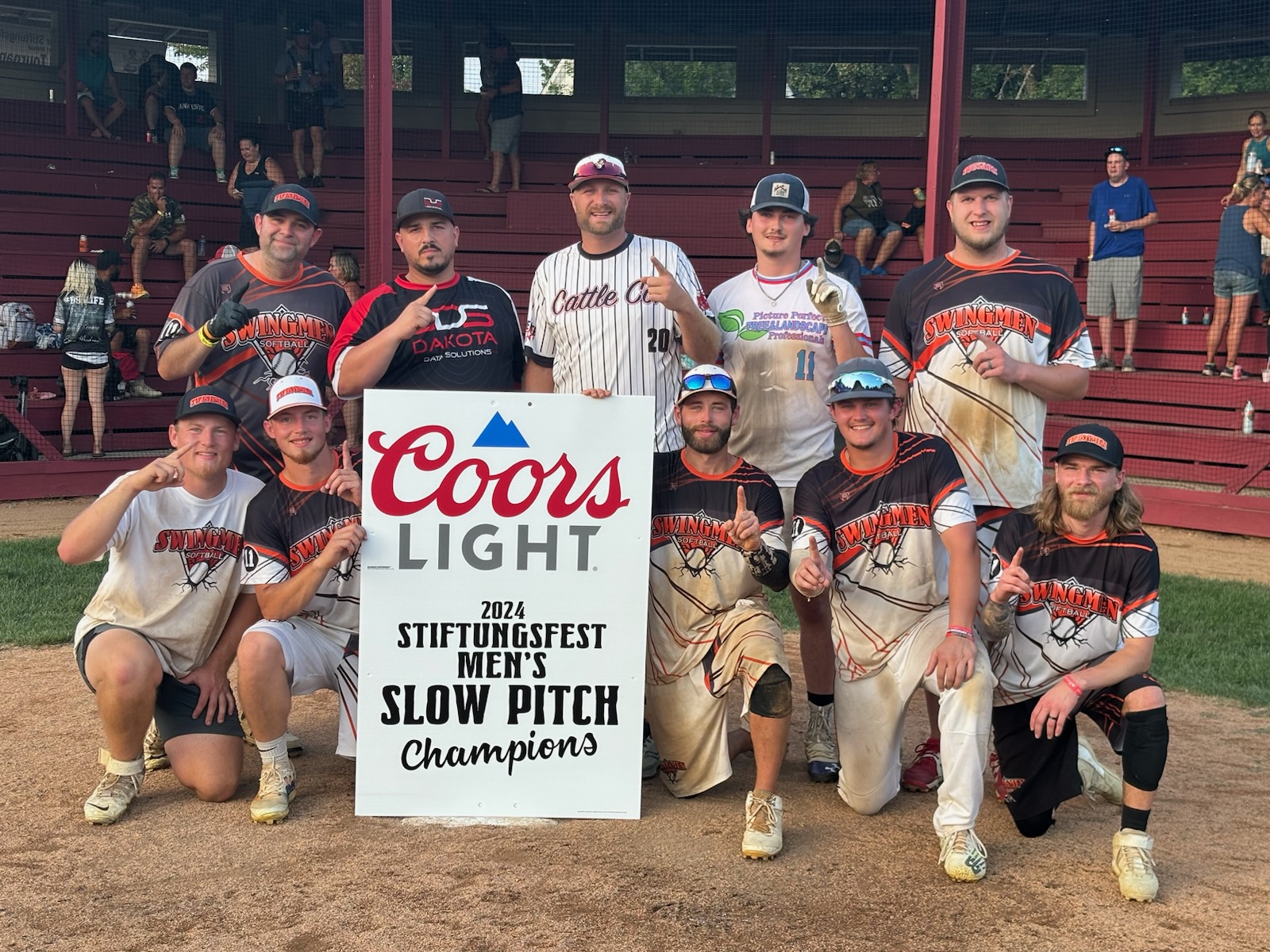 men's slow pitch winners