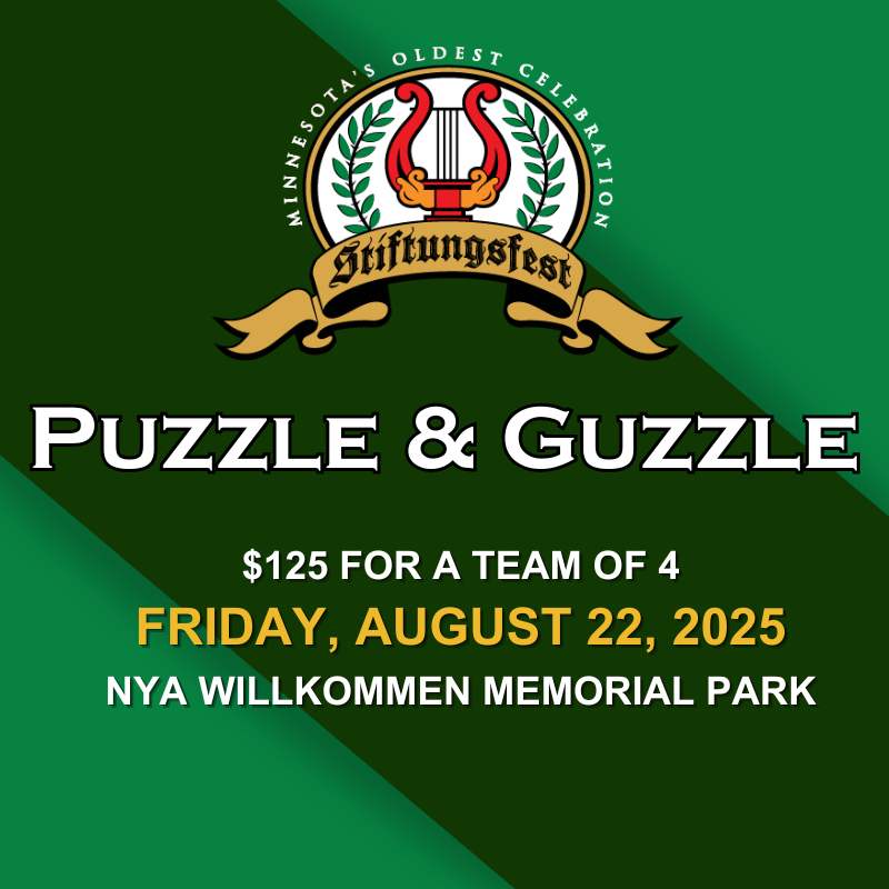 Puzzle & Guzzle at Stiftungsfest in NYA minnesota